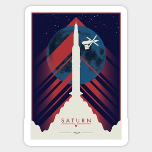Saturn V Sticker